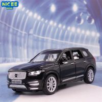 XC90วอลโว่1:32โมเดลรถโลหะผสมหล่อขึ้นรูปเสียงสูง E137ของขวัญของเล่นเด็กคอลเลกชันแบบดึงถอยหลัง