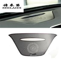 2021Car Styling Audio Speaker Door Loudspeaker Trim Cover Stickers For Mercedes Benz A GLA CLA Class W176 X156 C117 Auto Accessories