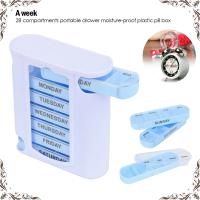 【CW】✕✤☢  7 Days Pill for Medicine Holder Drug Weekly Organizer Tablet Compartments