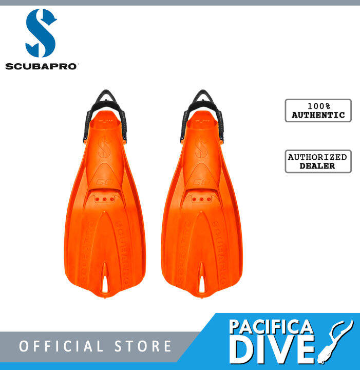 SCUBAPRO, Go Rescue Bare Foot Fins, Orange Gorilla Lazada PH