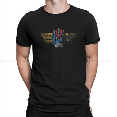 Wide ManS Tshirt Ufo Robot Grendizer Anime Crewneck Short Sleeve T Shirt Humor Gift Idea