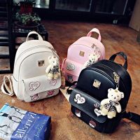 ▼ Female childrens leisure travel backpack cute girl junior high school female bag a primary pupils bag