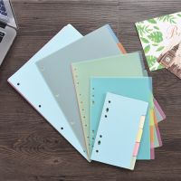 5 Pieces / Set of A4/A5/A6/B5 Binder Index Dividers Planner Loose-leaf Notebook Accessories Index Separator Page Note Books Pads