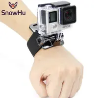 【✠】 Infinityclicks SnowHu สำหรับฮีโร่สีดำยืดหยุ่นปรับสายรัดข้อมือเมาไปโปรฮีโร่9 8 7 6 + สำหรับ SJ4000 4พันกล้อง GP93