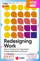 ใหม่ล่าสุด! Redesigning Work: How to Transform Your Organisation and Make Hybrid Work for Everyone Paperback