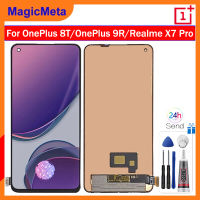 MagicMeta จอแสดงผล OLED สำหรับ OnePlus 8T/OnePlus 9R/Realme X7 Pro LCD หน้าจอสัมผัสจอ Lcd ประกอบสำหรับ OnePlus 8T OnePlus 9R Realme X7 Pro LCD