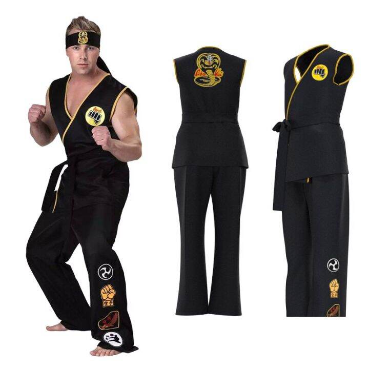 Anime Cosplay KOF Costumes Cobra Kai Val Armorr Karate Taekwondo ...