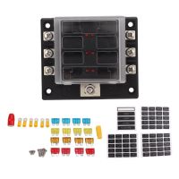 Fuse Box Practical Flame Resistant 10‑32V Fuse Holder Safe Insulated High Strength Universal with Waterproof Cover for Car for Fuses Accessories