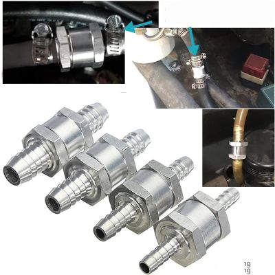 Fuel Non Return Check Valve 6/8/10/12mm Aluminium Alloy Petrol Diesel Water Fuel Line One Way for Peugeot Renault