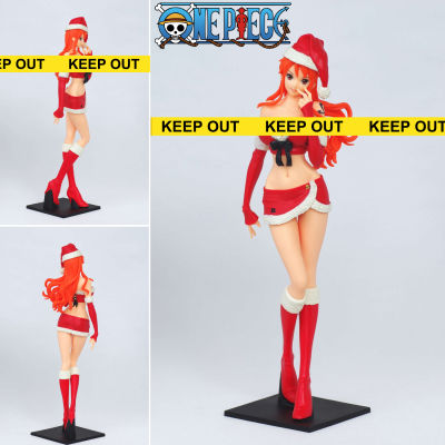 Figure ฟิกเกอร์ งานแท้ 100% แมวทอง Banpresto One Piece วันพีช เต็มพิกัดสลัดจอมลุย วันพีซ Glitter &amp; Glamours Nami นามิ Chrismas Styel Ver Original from Japan Anime อนิเมะ การ์ตูน มังงะ คอลเลกชัน ของขวัญ Gift New Collection Doll ตุ๊กตา manga Model โมเดล
