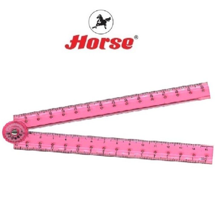 horse-ตราม้า-ไม้บรรทัดพับได้h-1719-จำนวน-1-อัน-คละสี