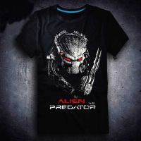 LYZH  Film Aliens Vs Predator 2 Requiem T-shirt Game AVP2 Men T Shirt Cotton Short-sleeve Tees Tops Tee Size