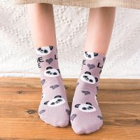 New Kawaii Cute Panda Socks korean Style Women Cartoon Animal Cotton Woman Girls calcetines meias mulher skarpety sox