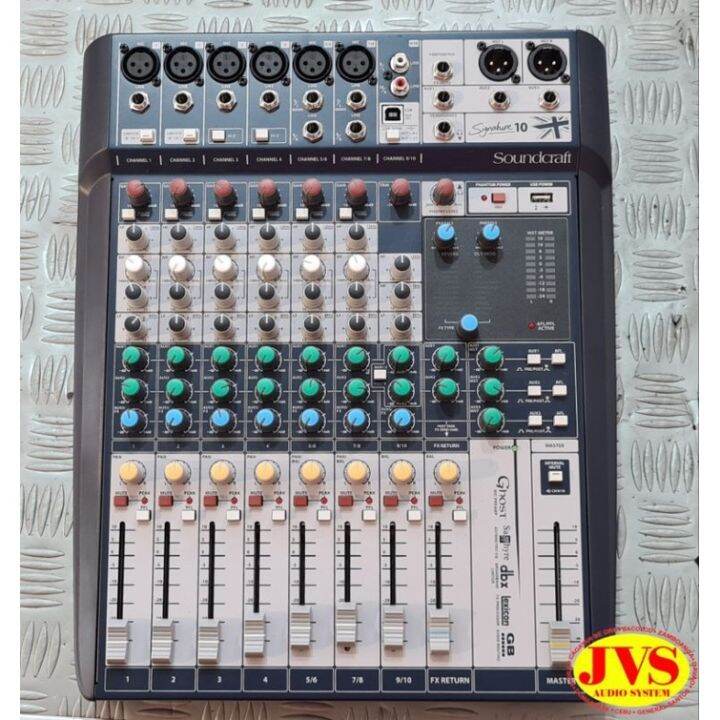 Soundcraft Signature 10 Analog Mixer 10 channel with Lexicon Effects Lazada PH