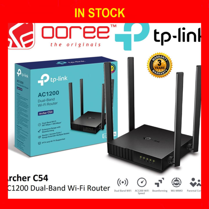 Mince Wings Æble TP LINK ARCHER C50 / ARCHER C54 AC1200 DUAL BAND MU MIMO WI FI ROUTER WITH  MULTI MODE 3IN1 AND PARENTAL CONTROL | Lazada