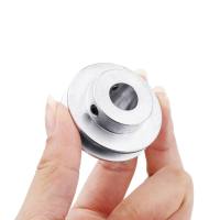 Pulley 5-8mm Aluminum Alloy 40mm Single Groove Fixed Bore Pulley Wheel for Motor Shaft 6mm Belt Furniture Protectors Replacement Parts