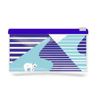 PLB ซองซิป Polar Bear Zipper PVC bag S 20Wx10H cm