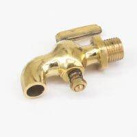 [HOT] 1/4 quot; BSP Male Thread Bronze Antique vintage brass one handle faucet water tap Petcock Connection