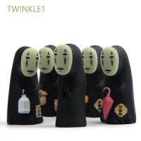 TWINKLE1 DIY ผีไร้หน้าโมเดลการ์ตูนแอนิเมชันเครื่องประดับอะนิเมะไม่มีใบหน้าของเล่นผู้ชายโมเดลตุ๊กตามิยาซากิฮายาโอะตุ๊กตาขยับแขนขาได้