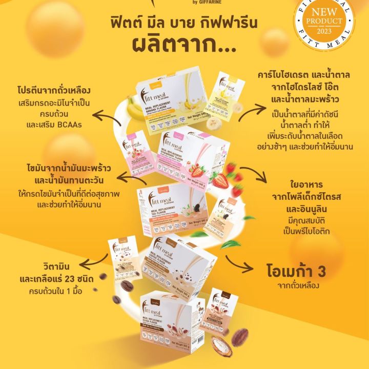 โปรตีน-ลดน้ำหนัก-ควบคุมน้ำหนัก-อาหารทดแทนมื้ออาหาร-ดูแลรูปร่าง-วิตามินและแร่ธาตุ-23-ชนิด-สารอาหารครบ-5-หมู่