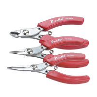 ProsKit Stainless Steel Red Tip Tooth Cutter Cutting Pliers Electrical Wire Cable Cutters Pliers Nipper Diagonal Pliers Tools