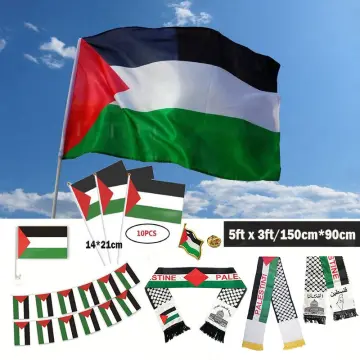 150 X 90cm Palestine Flag Polyester Gaza Palestinian Freedom