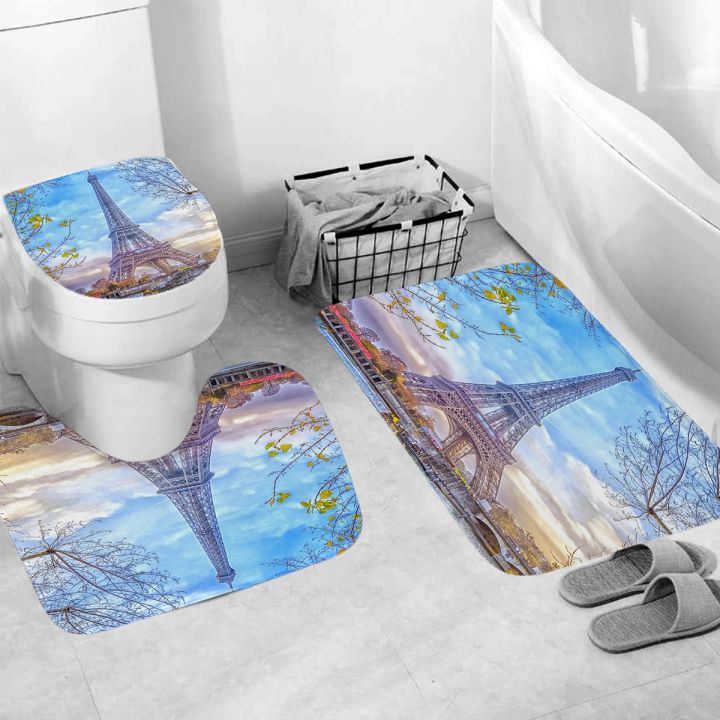 cw-shower-curtain-landscape-curtains-set-non-slip-rugs-toilet-lid-cover