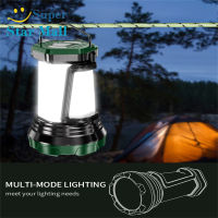 Supermall Led Camping Light 3โหมดแบตเตอรี่2000 Ma ในตัว Super Bright Type-C โคมไฟเต็นท์แบบพกพาแบบชาร์จไฟได้