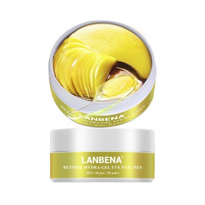 LANBENA Anti-Aging Retinol Gold Eye Patch Anti-wrinkle Fades Fine Lines Remove Dark Circles Eye Bags Moisturizing Firm Eye Care