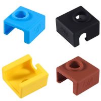 4Pcs MK7 MK8 MK9 Heater Block Silicone Cover Sock For Creality Ender 3/3 Pro Ender 5/5 Pro CR-10/10S 3D Printer Accessories