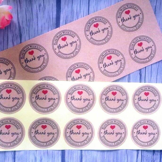 100pcs-lot-new-retro-kawaii-handmade-thank-you-round-kraft-seal-sticker-for-handmade-products-vintage-handmade-with-love-label-stickers-labels