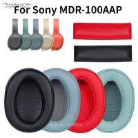 Replacement Earpads Headband For Sony MDR-100AAP 100A H600aheadphones Replacement Earpads Headband Cushions Breathable