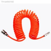 △┇ WENXING PU 8mm x 5mm Polyurethane Air Compressor Hose Tube Flexible Air Tool With Connector PU0805 Spring Spiral Pipe 8x5