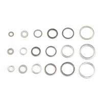 450/540/568/360/320/220pcs Gaskets Washers Aluminum Flat Metal Gasket Washer Gasket Assorted Sealing Rings set M4 M26