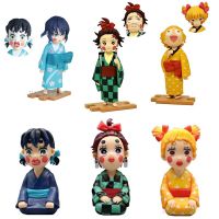 Action FiguresZZOOI 10cm Demon Slayer: Kimetsu no Yaiba Anime Figure Tanjiro Kamado Action Figure Flower Street Beauty Figure Model Doll Toys Action Figures