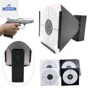 K0Y9VB4G Black White 14x14cm Practice Target Holder Target Target Paper