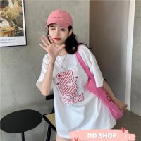 DD SHOP "พร้อมส่ง"(TX-DX)เสื้อยืดแขนสั้น ลายน่ารักมาก