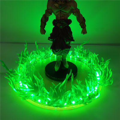 20ซม. Z broly อะนิเมะรูป GK Super Saiyan LED Light PVC Action FIGURE ของเล่นเด็กตกแต่งห้อง Collector