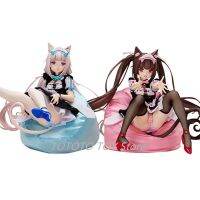 ของเล่นโมเดลหุ่น1/4วานิลลา NEKOPARA Chocola ขนาดสำหรับเด็กผู้หญิงทำจาก PVC มีความยืดหยุ่นสูง