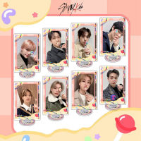 Kpop STRAY KIDS White Day Series Solo ขาตั้งอะคริลิค HYUNJIN HAN BANGCHAN ตัวเลขเดสก์ท็อปยืนรุ่นแฟน Collection