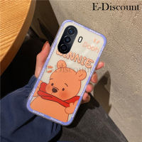 เคสโทรศัพท์ใหม่สำหรับ Huawei Nova Y71 Y70 ฝาครอบ นุ่มและซิลิโคนใสกันการตกการ์ตูนหมีหมูน่ารักสำหรับ Huawei Nova Y70 Y71เคส