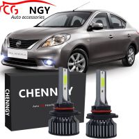 สำหรับ Nissan Almera N17 2011 2012 2013 2014 2015 -2020- 6000K สีขาว12-32V LED ด้านหน้าหมอกหลอดไฟชุด (1คู่)