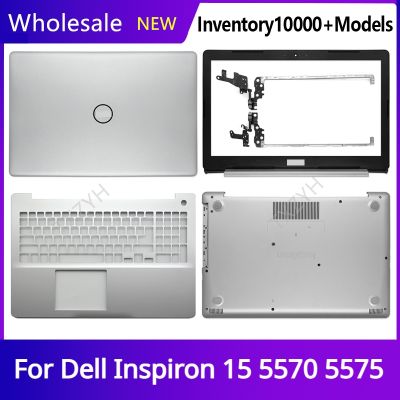 New Original For Dell Inspiron 15 5570 5575 Laptop LCD back cover Front Bezel Hinges Palmrest Bottom Case A B C D Shell