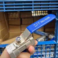 บอลวาลว์ (Stainless Ball Valve) บอลวาว แบบ รูเล็ก (1PC) (ขนาด 1-1/4 นิ้ว -  2 นิ้ว) SUS316 สินค้าราคาโรงงานพร้อมส่ง