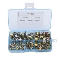 75Pcs/Set 6/7/8/9/10MM Vacuum Spring Fuel Oil Water CPU Hose Clip Pipe Tube for Band Clamp Metal Fastener Assortment Kit