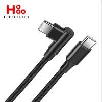 100W L Elbow Type-C to USB-C Cable PD Quick Charge 4.0 3.0 USB-C Fast Charging Cable for Macbook Pro Samsung Xiaomi OPPO Cable Docks hargers Docks Cha