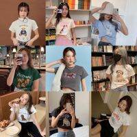 เสื้อยืดคุณภาพดี พร้อมส่ง! stylist_shop | top741 Animal Series Tee by Stylist Mini