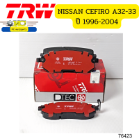 ผ้าดิสเบรคหน้า DTEC NISSAN Cefiro A32-33(ปี1996-2004),Teana J31(ปี2004-2009)  GDB1003DT TRW *76423