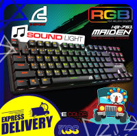 คีย์บอร์ดเกมมิ่ง Signo KB-761 Maiden RGB Mechanical Keyboard - Black (Blue/Red Sw)