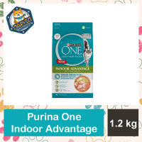 Purina One Indoor Advantage อาหารแมวโต สูตรสำหรับแมวเลี้ยงในบ้าน 1.2 kg.